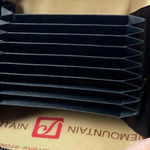 STONE MOUNTAIN BLACK LEATHER WALLET FLORAL EMBOSSED DOUBLE ZIP CLOSURE CLEAN Photo 8