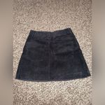 Pull & Bear  velvet black skirt Photo 2