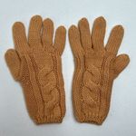Gap  Women's Size M/L Cableknit Gloves Peach Pastel Winter Cold Cozy Knit Photo 1