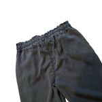 Bella Dahl Ruffle Drawstring Waistline Pull On Cropped Pant Frayed Hem, … Photo 7