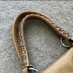 Coach Studs & Grommet Satchel Honey Tan Leather Photo 4