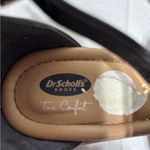 Dr. Scholl's True Comfort SHINE 9 Black and Tan Wood Stack Heeled Sandals Photo 5