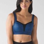 Lululemon Ta Ta Tamer III Bubbles Pipe Dream Blue Black / Black EUC Photo 0
