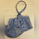 Christian Dior  Intimates Purple Lace Underwire Bra Bead Accent; size 36C Photo 1