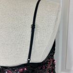 1. State New Sequin Cami Top Dramatic Pause small V-Neck black burgundy camisole Photo 10