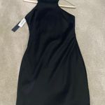 Aritzia  Babaton Dress Black Mini Satin Photo 0