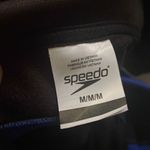 Speedo NWT blue black collar zip fleece lined jacket, size medium Photo 9