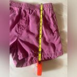 ZARA Women's Size M Washed Pink Athletic Shorts Elastic Waist & Drawstring Photo 5