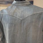 Lee 🌟🌟🌟BOGOHO 🌟🌟🌟 Pearl Snap Shimmer Denim Shirt-small Photo 9