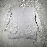 J.Jill Purejill Elements Sweater XS Boxy Oversized Lagenlook Cottagecore Neutral Photo 1
