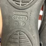 Crocs Black  sling back shoes size‎ 7 Photo 5