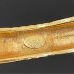 Joan Rivers Retired Wine Red Enamel Pave Rhinestone Goldplated Hinged Bracelet
‘ Photo 13