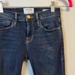 frame denim FRAME Jeans Le Skinny de Jeanne Raw Stagger Hem Jeans in Farrell Sz 24 EUC Photo 5