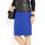 J.Crew Royal Blue Wool Straight Pencil Skirt Knee Length Size 4 Small NWT Photo 0