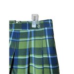 We Wore What Green Blue Classic Plaid Tennis Skirt NWT Size 2 Photo 1