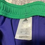 Adidas  Women’s Athletic Shorts Purple and Green Size Large Photo 4