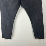 Levi's LEVI’S Wedgie Black Wash Button Fly High Rise Frayed Hem Skinny Jeans, Size 32 Photo 9