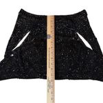 90s Evening Vintage Beaded Halter Crop Top XS 2 Black Sheer Backless Fairy Party Photo 7