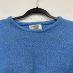 The Able Knitwear Blue Cropped Sweater Wool Mohair Size M Photo 1