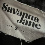 Savanna Jane Jeans Jacket Small Western Black Photo 3