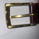 Brighton Vintage Y2K  Womens 34 Brown Leather Gold Buckle Equestrian Western Belt Photo 8