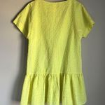 Anthropologie Corey Lynn Calter Yellow Mariah Textured Mini Dress Size Medium Photo 8