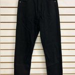 Nasty Gal Organic Roll Hem Mom Jeans Black NWT Size 6 100% Cotton Photo 0