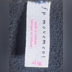 Free People  Hit The Slopes Colorblock Black Sporty Combo Pullover Size XLarge Photo 9