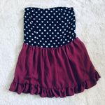 Slip On Polka Dot Mini Dress Photo 0
