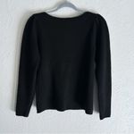 Rebecca Taylor Double Faced Cashmere Sweater Black NWT Sz XS Wool Photo 1