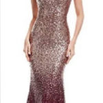 Ever Pretty Women Sparkling Gradual Champagne Gold Sequin dress size 10 Photo 0