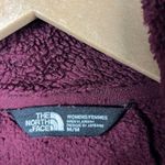 The North Face  Fleece Jacket Womens M Burgundy Full Zip Outdoor Gorpcore Cozy Photo 3
