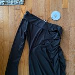 Princess Polly One Shoulder Black Dress Photo 1