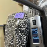 Calvin Klein Calvin‎ Klein 0X Plus Cowl Neck Sleeveless Top Black White Geometric Work Formal Photo 7