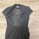 Dynamite  Lace Top V-neck Jumpsuit Black S Photo 6