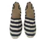 Cosido A Mano Womens Navy Striped Espadrilles Nautical Slip On Canvas Sz 44EU Blue Photo 2