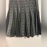 EUC Silkland Green and White Embroidered Paisley Lined Skirt size 12 Photo 7