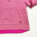 Adidas XL Pink Pullover Hoodie Sweatshirt with Kangaroo Pocket Photo 2