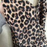 Main Strip Velvet Leather Body Con Dress Photo 3