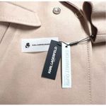 Karl Lagerfeld  Paris Tan long  coat size M Photo 8