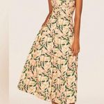 AGUA BY AGUA BENDITA Pink Hortencia Dos Gardenias Rosa Midi Dress Sleeveless Size M Photo 0