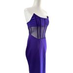 Retrofête retrofete Corset Dress in Purple Small New Womens Celebrity Maxi Gown Photo 7