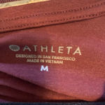 Athleta  Women's Encore Plum Crewneck Athletic Tee Top Size M Photo 5