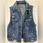 American Eagle  Outfitters Blue Denim Vest Photo 2