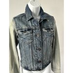 NWT! Aeropostale Junior's S Distressed Denim Jean Jacket 100% Cotton (b49) Blue Size undefined Photo 1