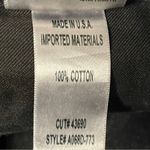 AGOLDE  Quinn High Rise Raw Hem Button Fly Black Denim Mini Skirt Photo 8