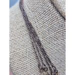 1928 Brand Multi Strand Collar Necklace Bronze Color & Amber Orange Faceted Bead Brown Photo 4