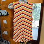 Scotch & Soda  Chevron Stripe Tank Top Size S Yellow Orange White Maroon Photo 5