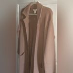 Jessica Simpson Womens Dusty Pink Long Open Front Cozy Cardigan Sweater Sz Small Photo 4