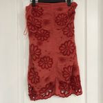 Free People New  Sizzle‎ Mini Dress Floral Embroidered Smocked Size Medium Women Photo 4